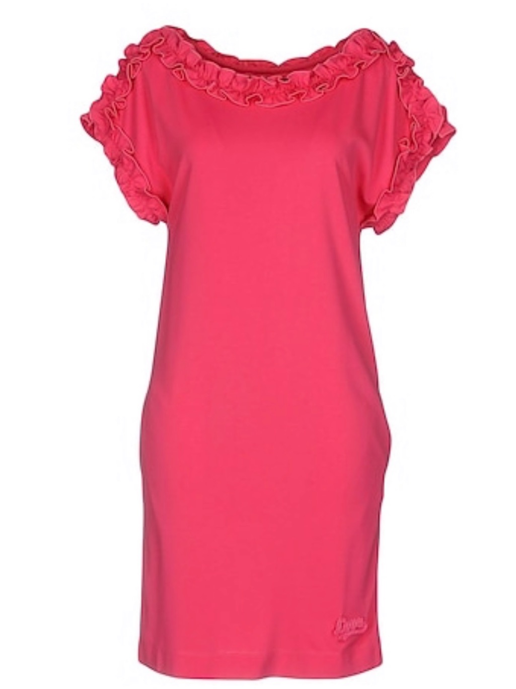 Love Moschino Pink Ruffled Dress